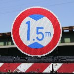 道路標識 1.5m以下